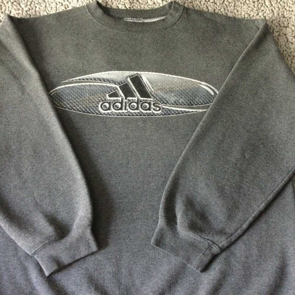 Adidas Crewneck Sweatshirt Size Large - Picture 2 of 8